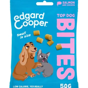 Neue Ware Edgard & Cooper BITES Lachs Huhn large getreidefrei 50 g